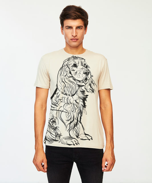Cocker Spaniel Men's Hummus T-Shirt