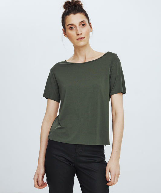 Khaki Drop Shoulder T-shirt No. 902
