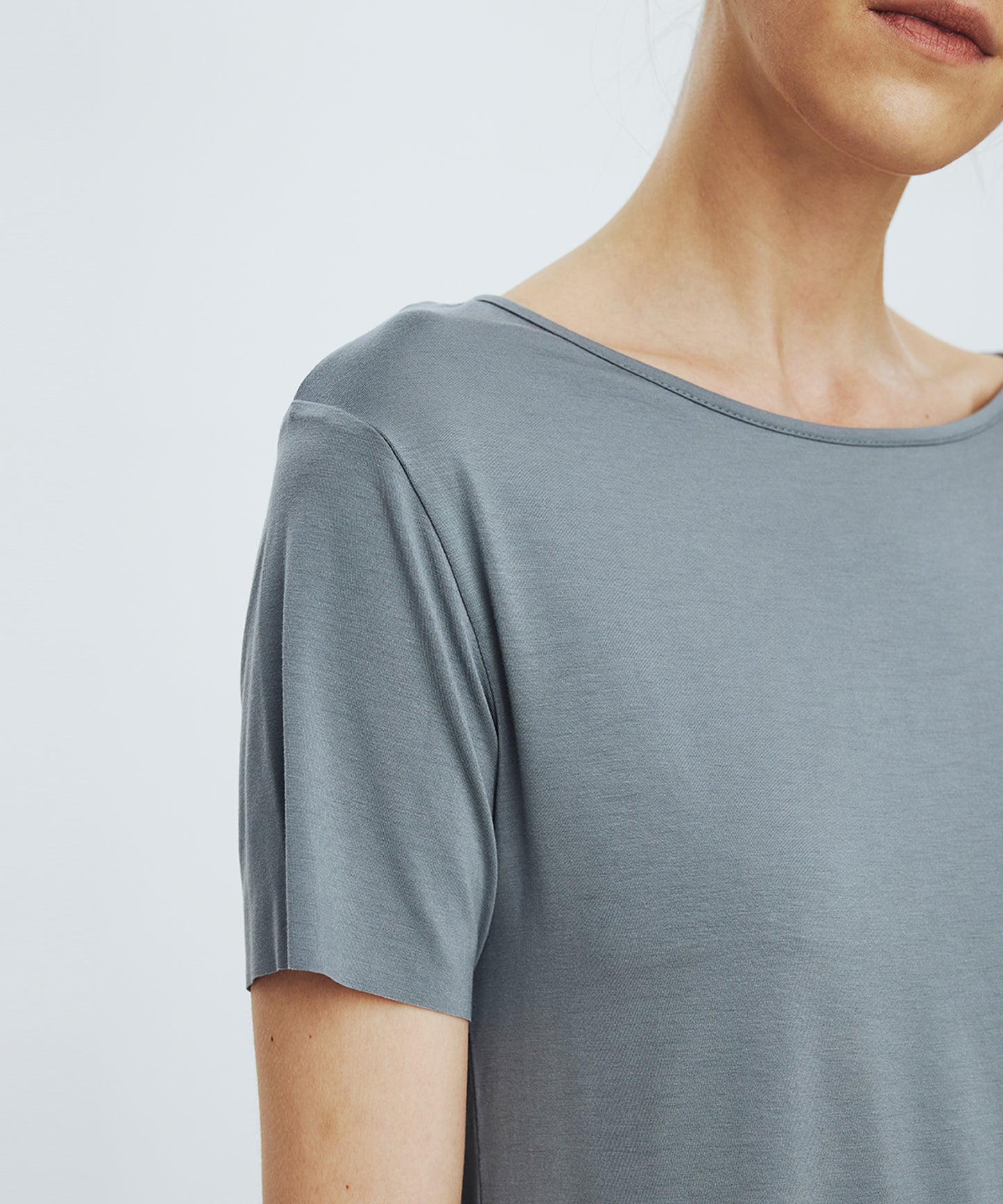 Storm Cloud Drop Shoulder T-shirt No. 902