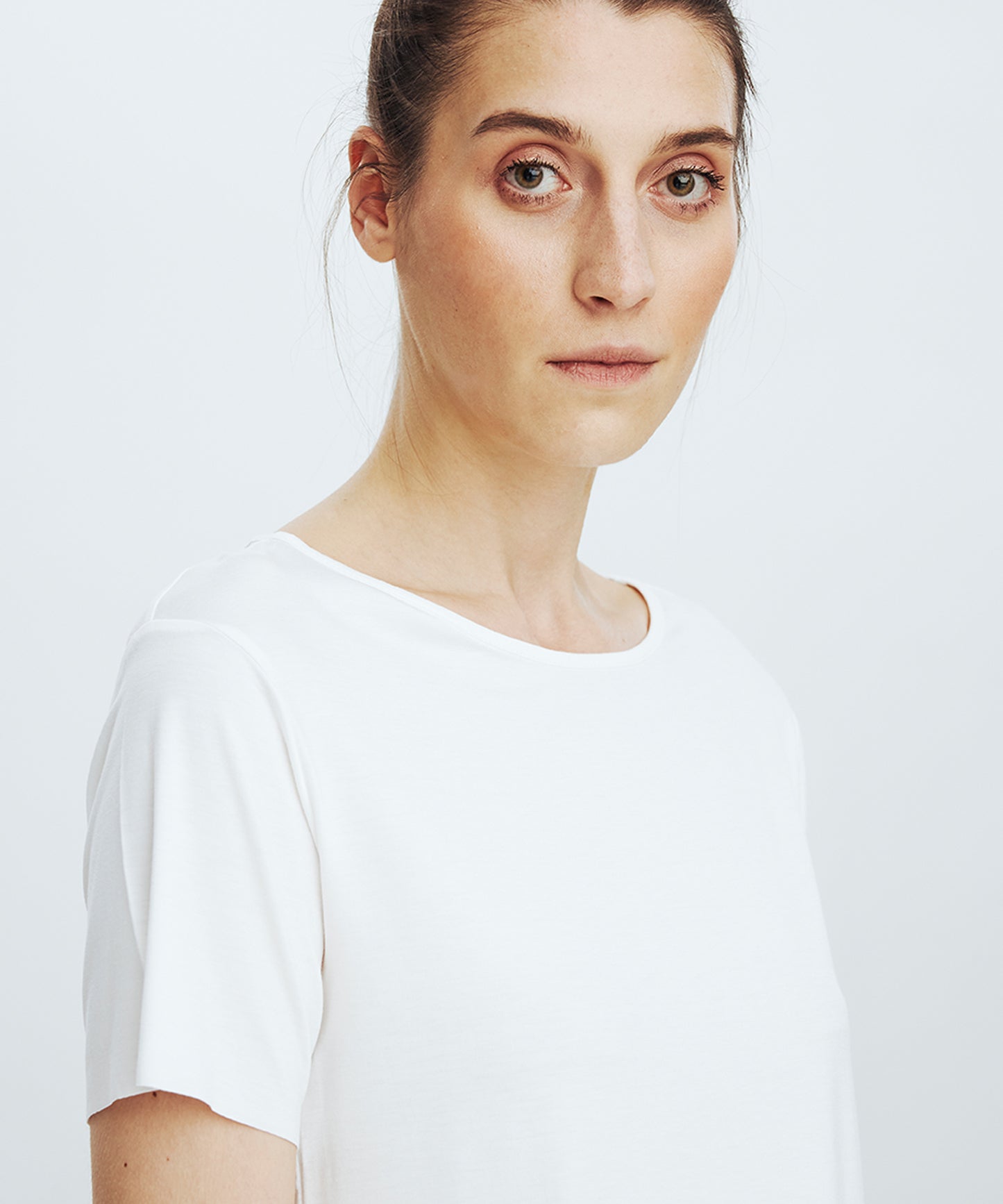 White Drop Shoulder T-shirt No. 902