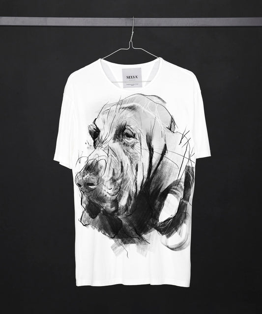 Bloodhound Men's White T-Shirt
