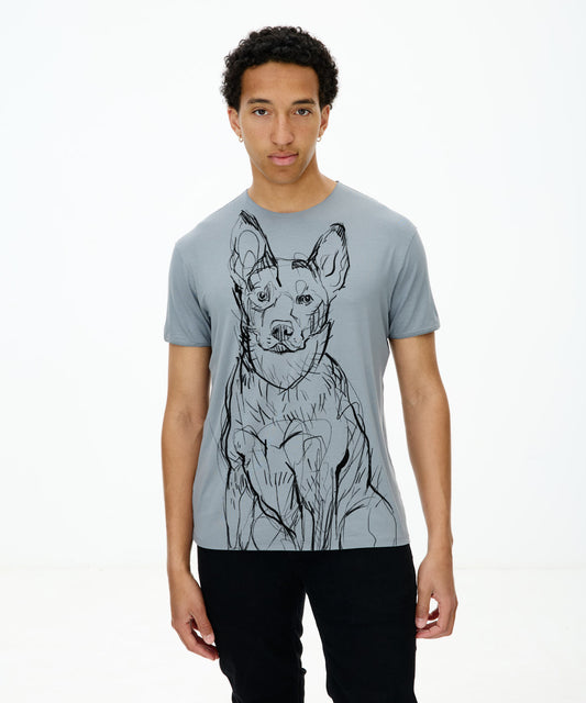 Koszulka męska - Australian Cattle Dog - Storm Cloud