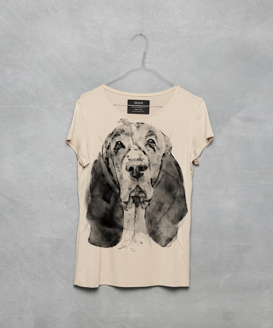 Basset Hound No. 2 Women's Hummus T-Shirt