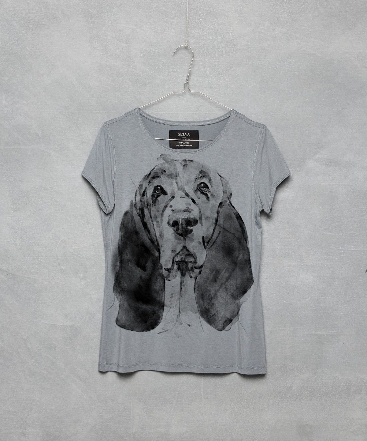 Basset Hound No. 2 Women's Storm Cloud T-Shirt