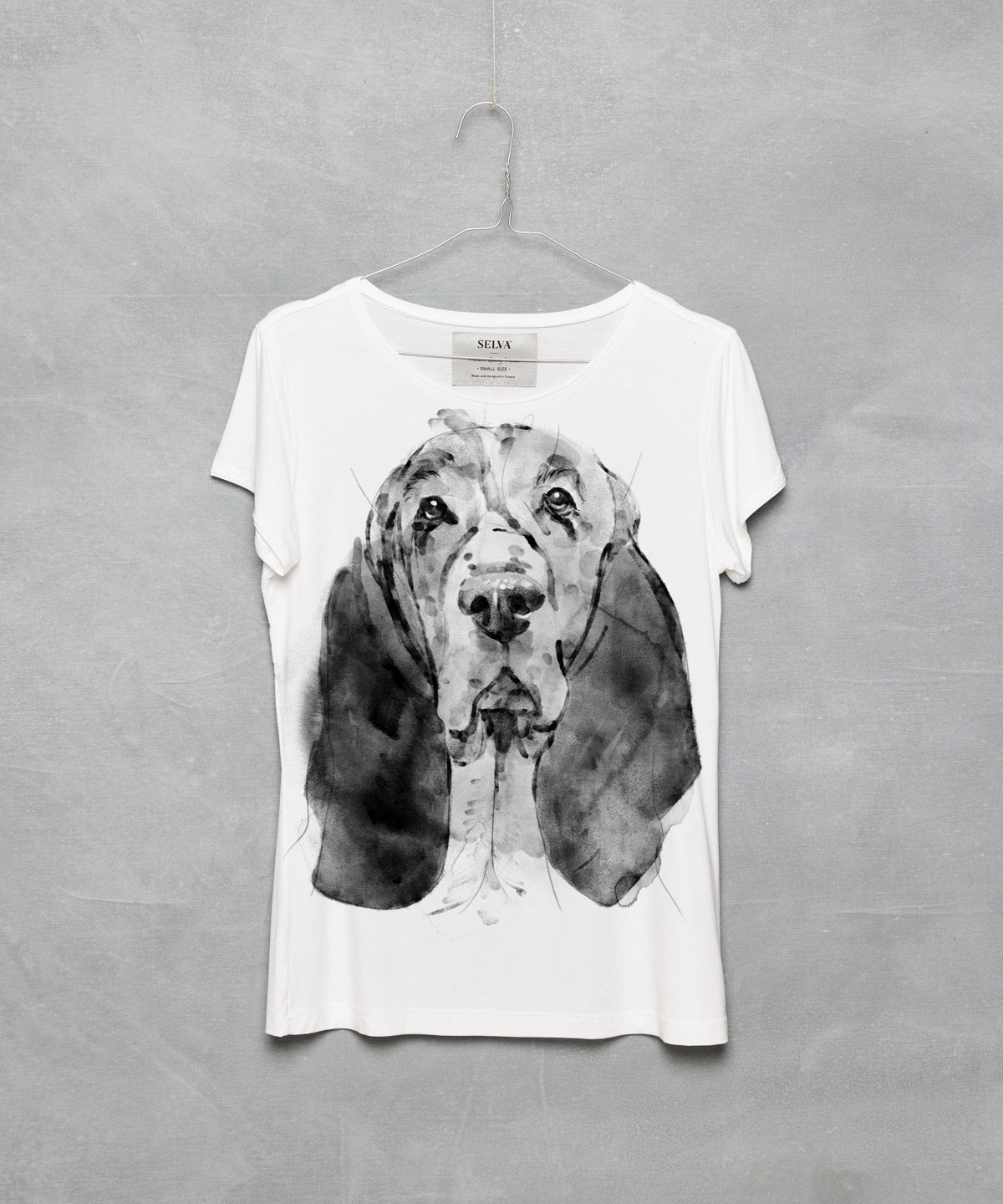 Basset Hound No. 2 Women's White T-Shirt