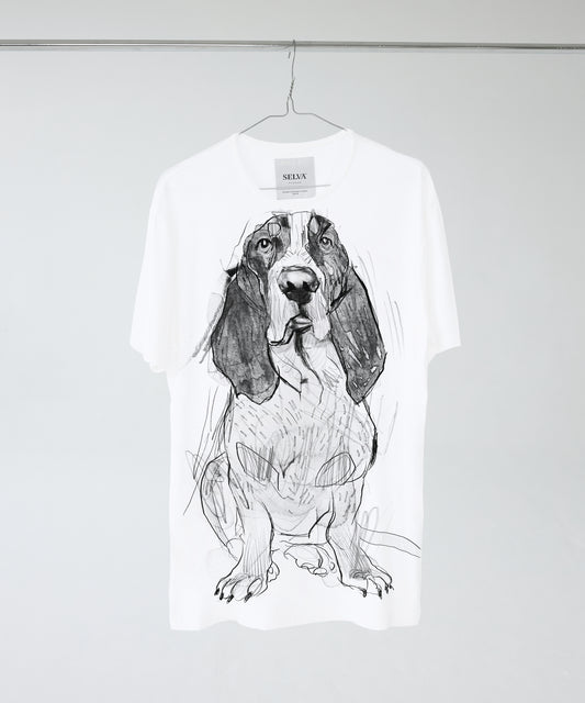 Basset Bleu de Gascogne Men's White T-Shirt