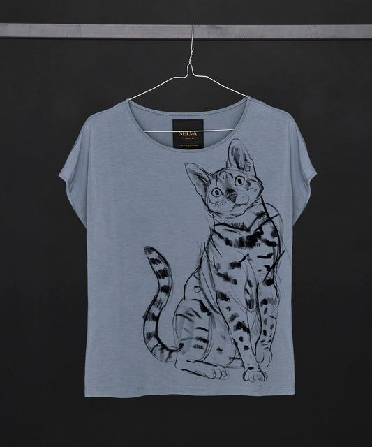 Bengal Cat Women's Storm Cloud T-Shirt