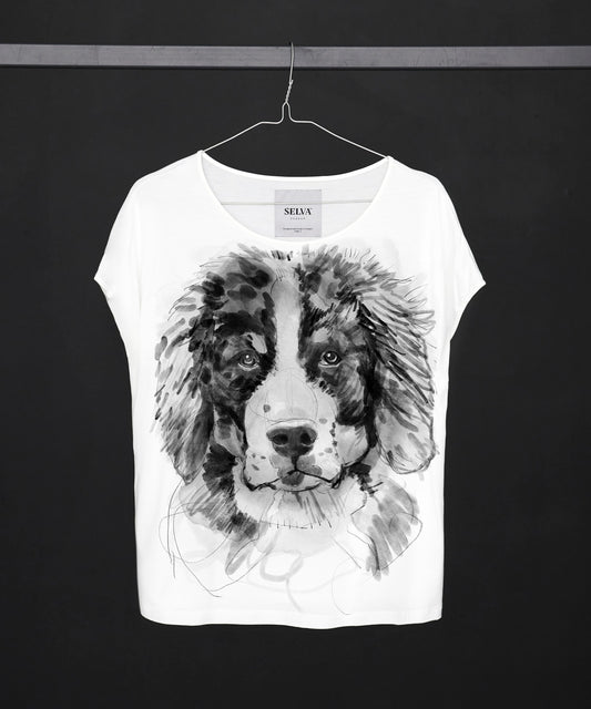 Koszulka damska - Bernese Mountain Dog No. 2 Women's - biała
