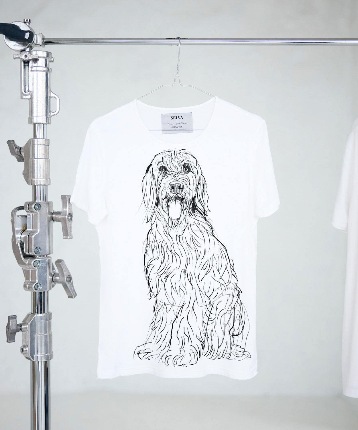 Koszulka damska - Owczarek Francuski Briard - Biała