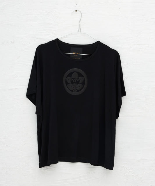 Koszulka damska - Black Hosoban Sign Oversize - czarna