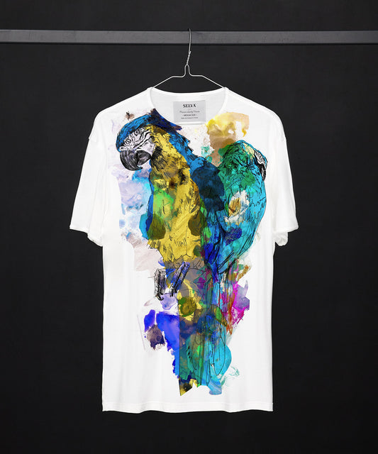 Blue Ara white t-shirt MAN