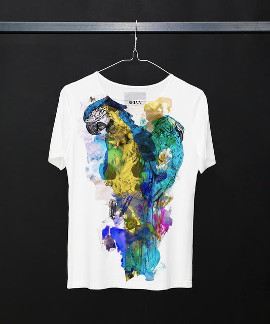 Blue Ara T-shirt Woman