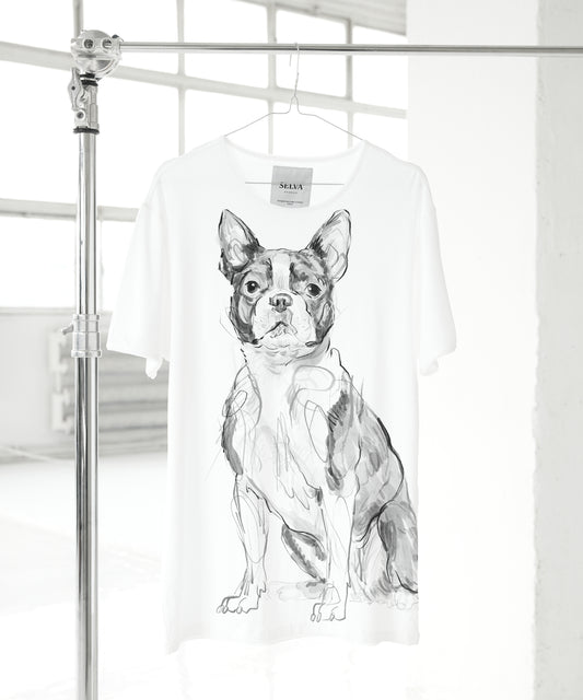 Koszulka męska - Boston Terrier No. 2 - biała