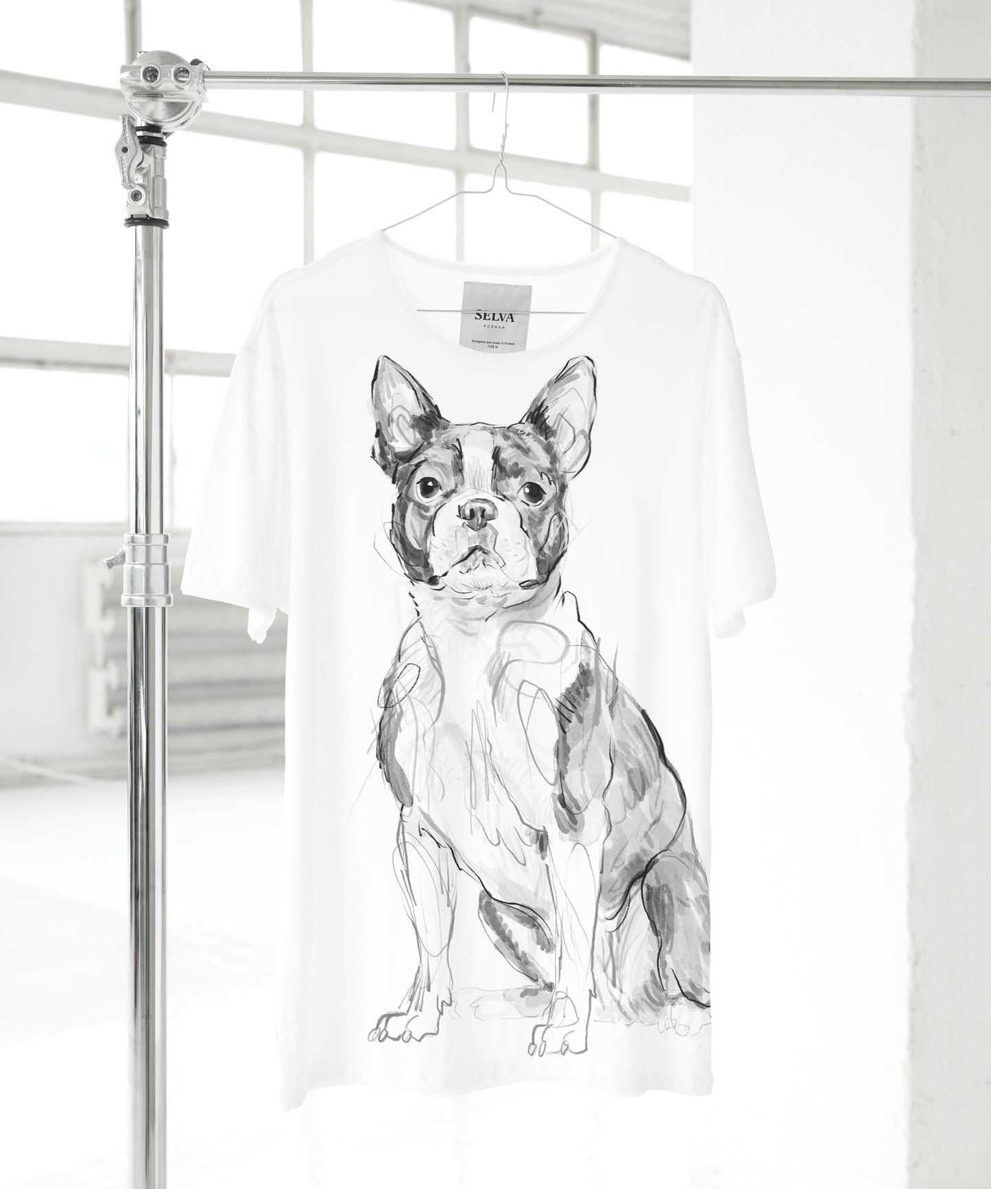 Koszulka męska - Boston Terrier No. 2 - biała