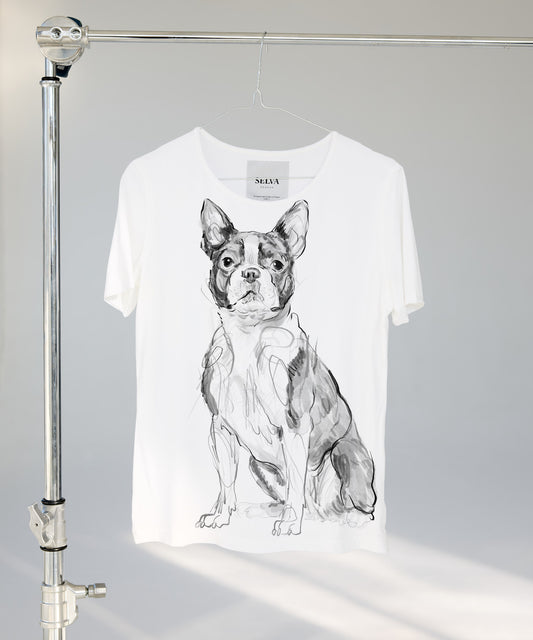 Koszulka damska - Boston Terrier No. 2 Women's - biała