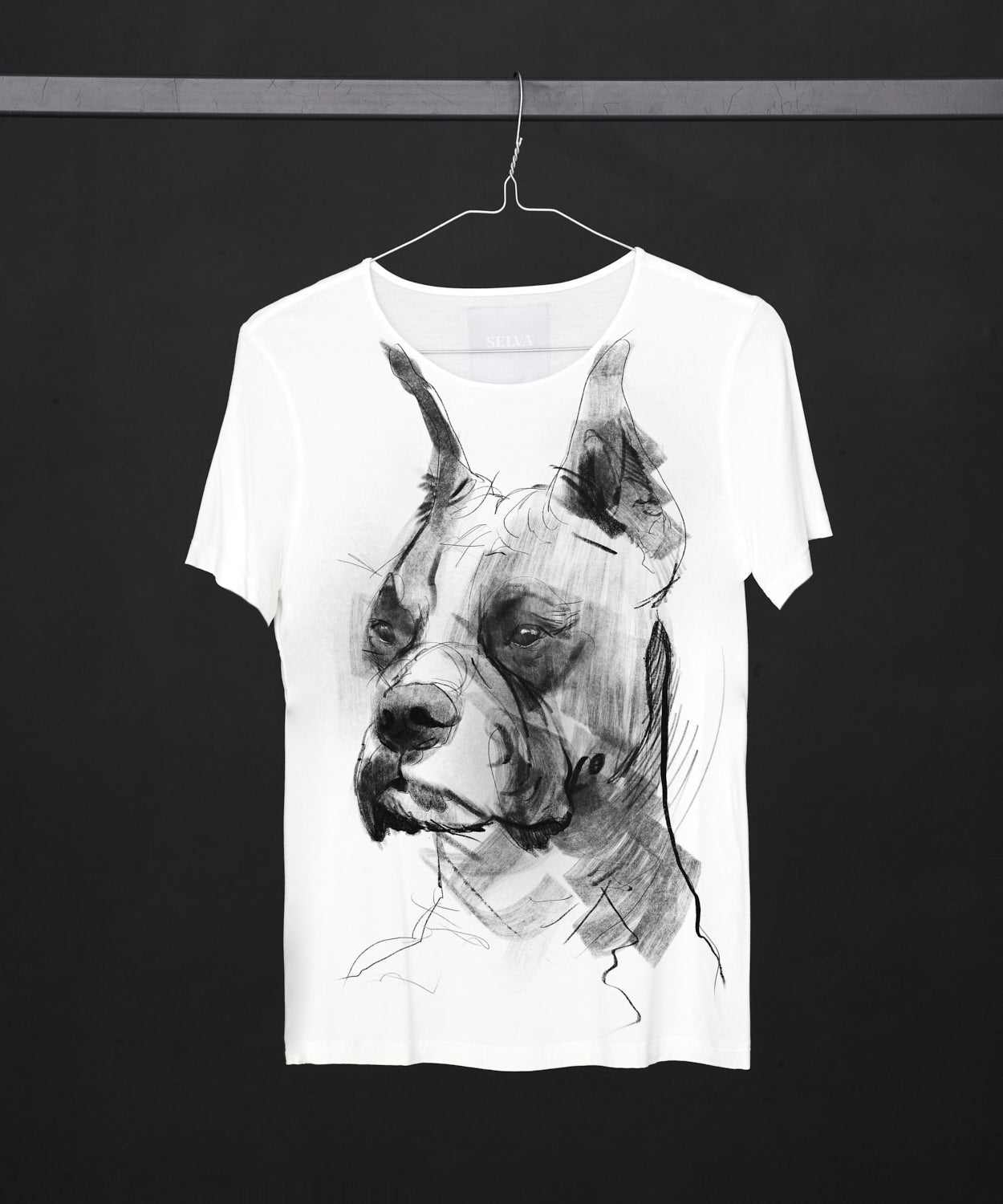 Koszulka damska - Boxer No. 4 - biała