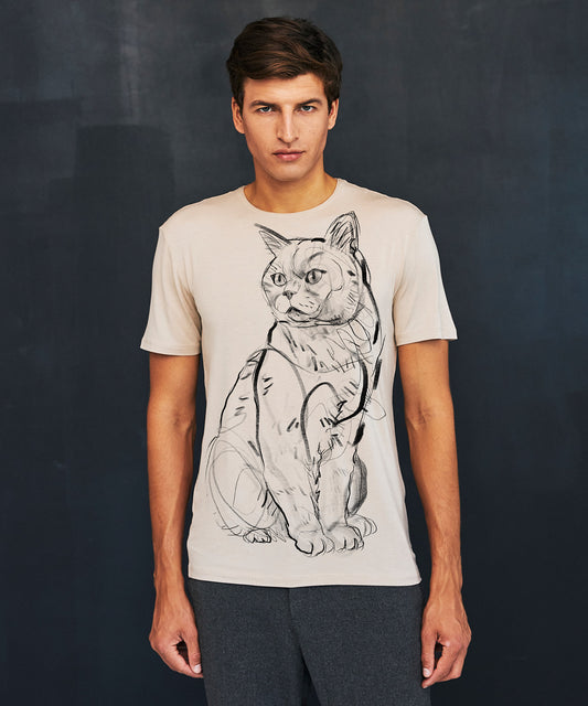 British Shorthair No. 2 Men's White T-Shirt