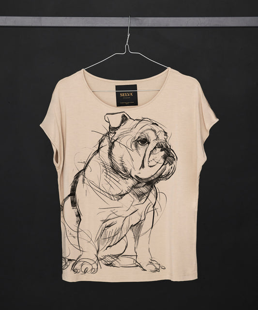 Koszulka damska - Bulldog Women's - Hummus