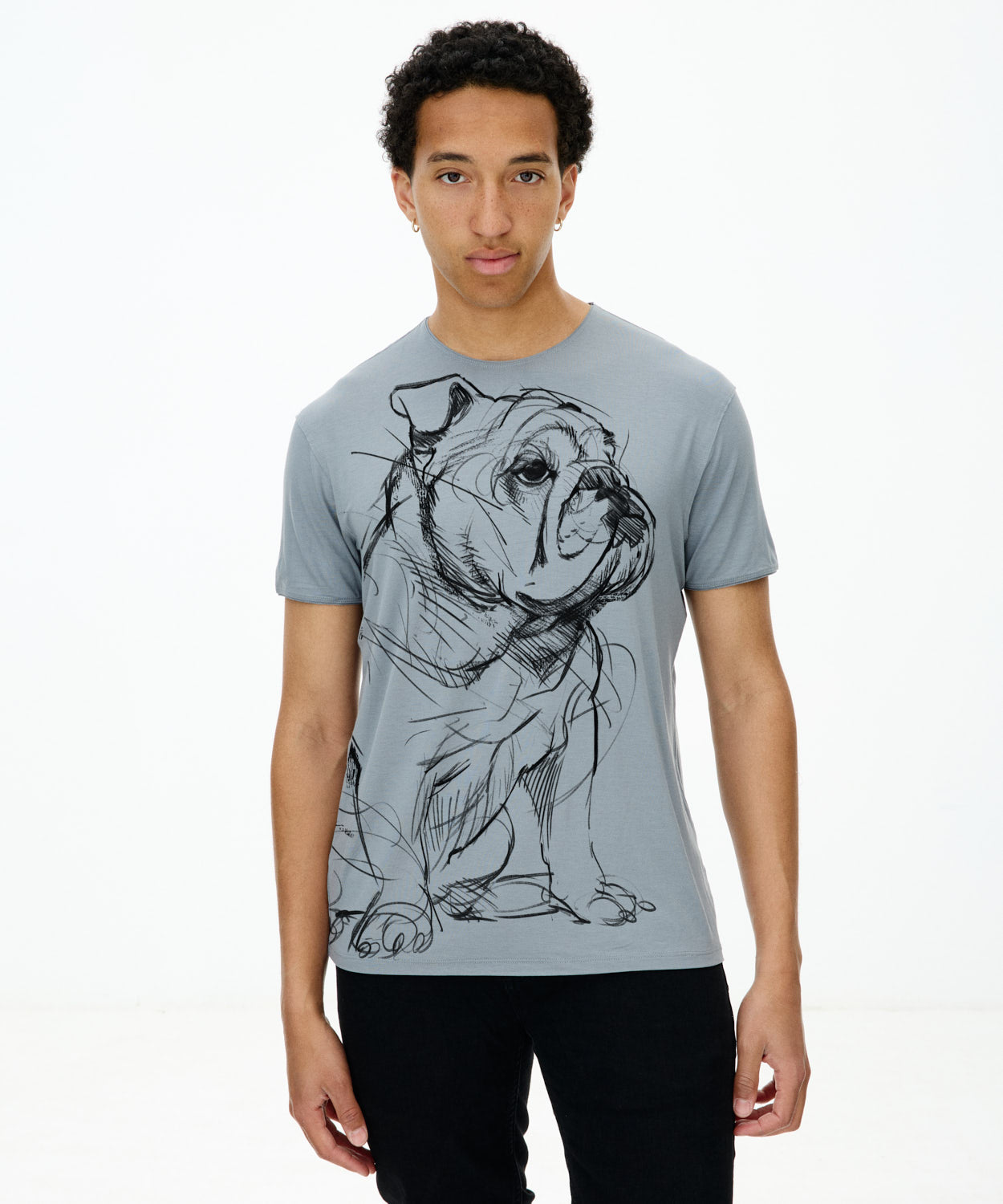 Bulldog Storm cloud T-Shirt MAN