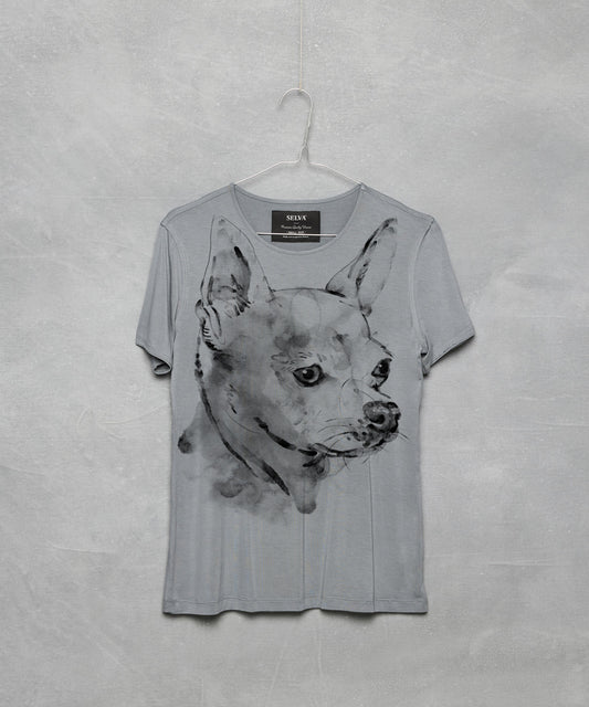 Chihuahua No. 4  Women's Storm Cloud T-Shirt