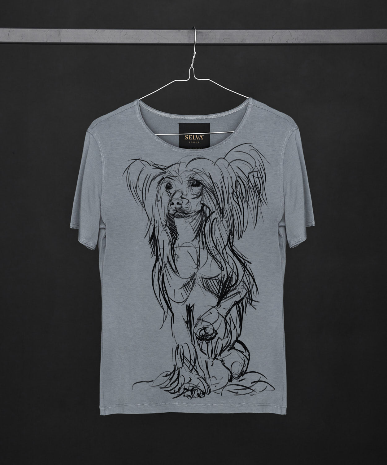 Chinese Crested Dog Women's Storm Cloud T-Shirt