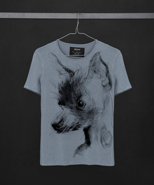 Chinese Crested Dog No. 2 Women's Storm Cloud T-Shirt