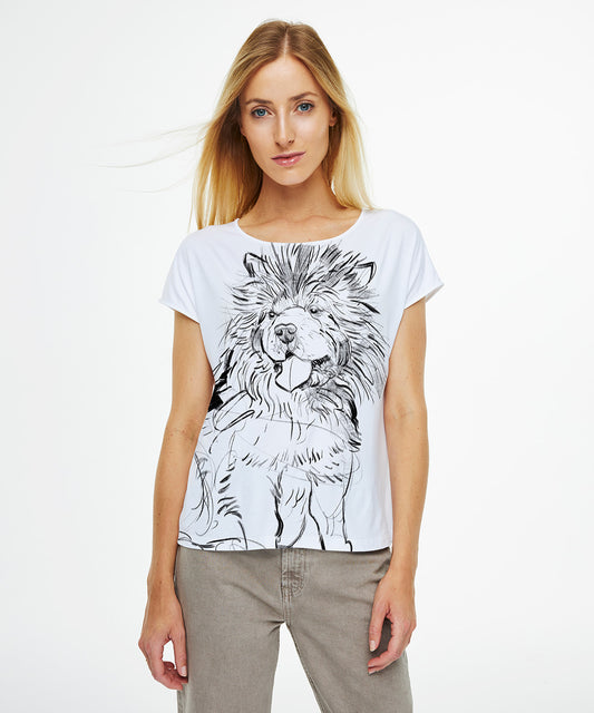 Chow Chow Women's White T-Shirt