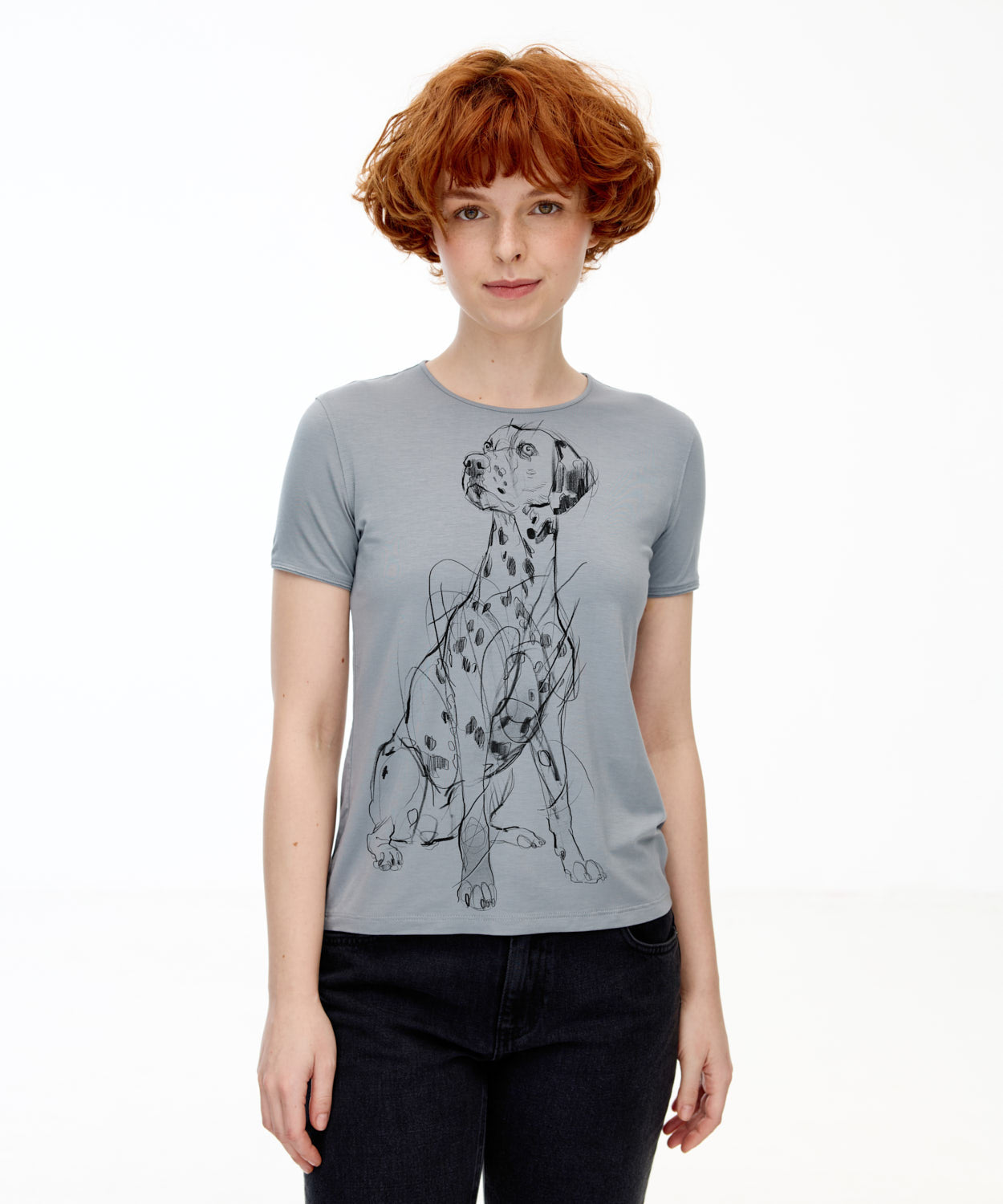 Dalmatian no.2 Women's Storm Cloud T-Shirt