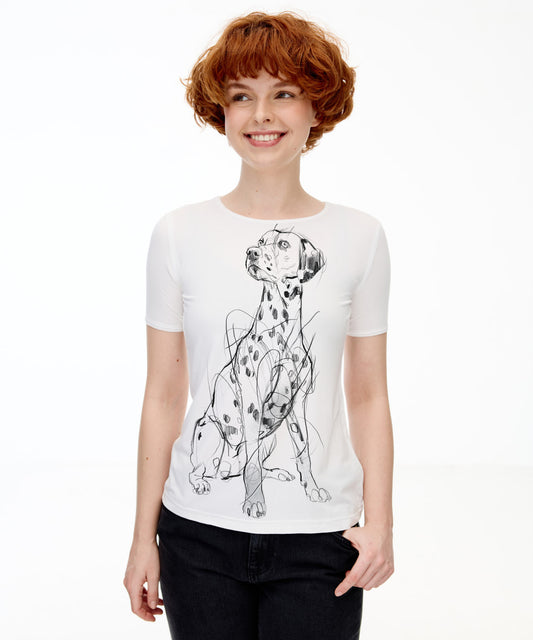 Dalmatian no.2 Women's White T-Shirt