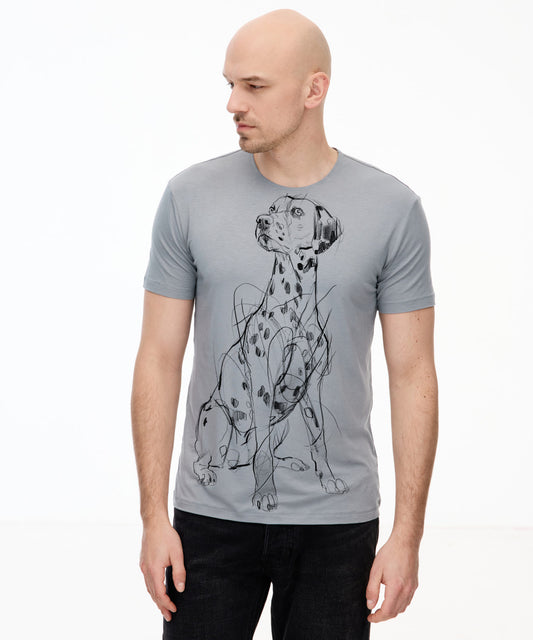 Dalmatian No. 2 Men's Storm cloud T-Shirt