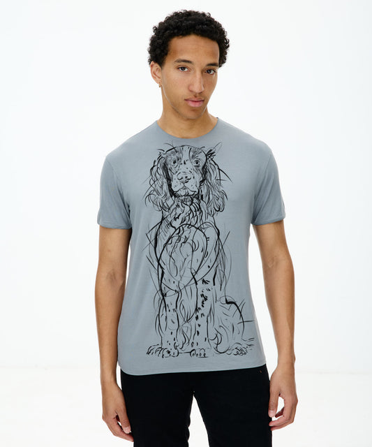 English Springer Spaniel No. 2 Men's Storm Cloud T-Shirt
