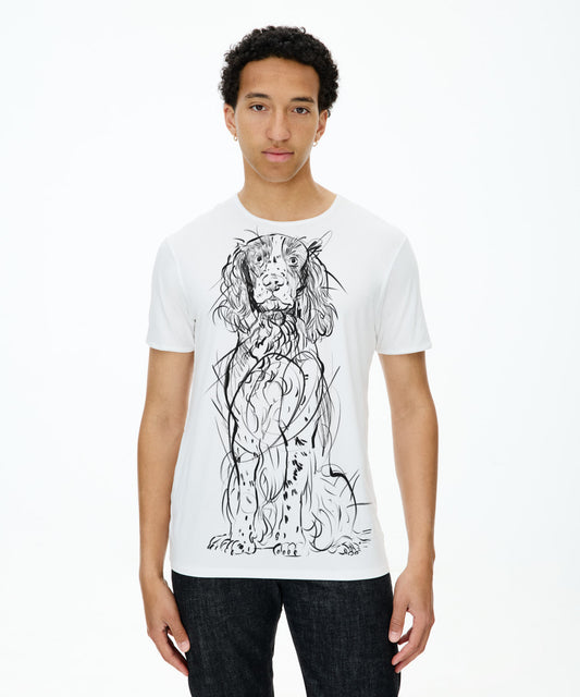 English Springer Spaniel No. 2 Men's White T-Shirt