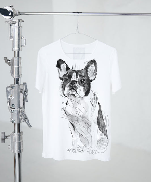 French Bulldog no. 4 Women's White T-Shirt