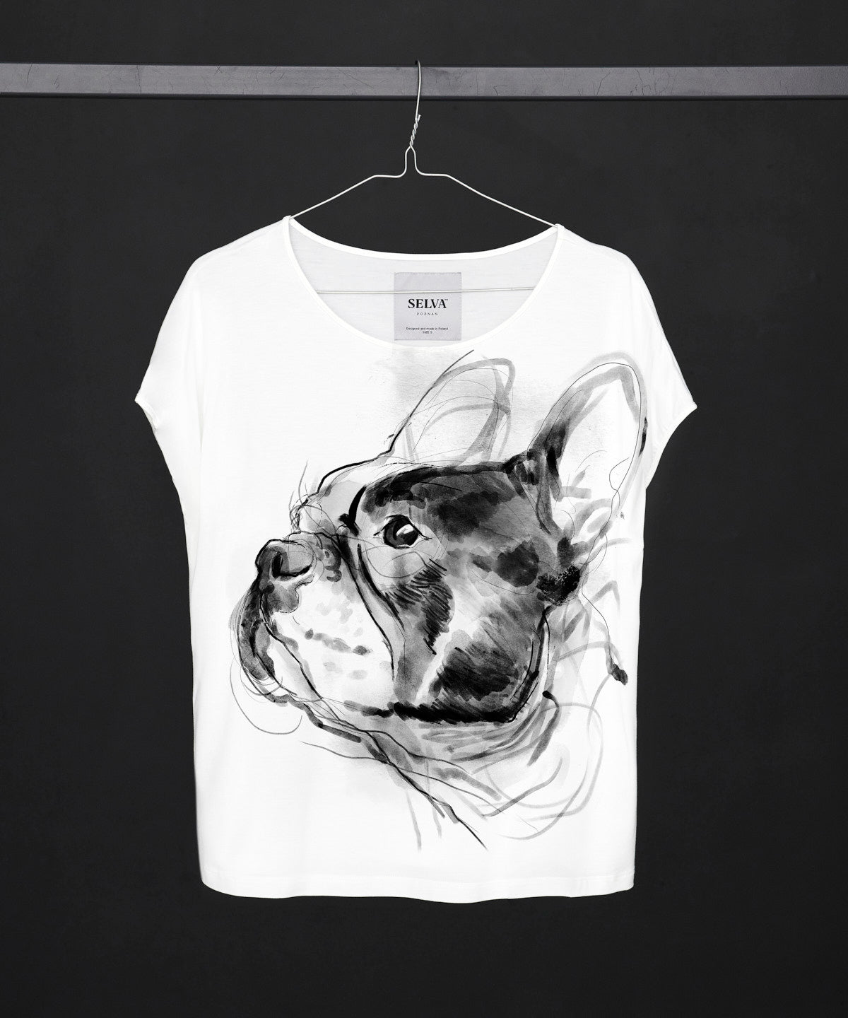 French Bulldog No. 3 Women's White T-Shirt