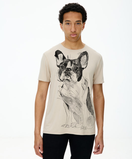 French Bulldog No. 4 Men's Hummus T-Shirt
