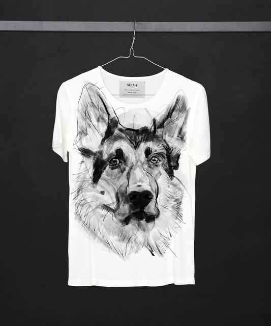 German Shepherd No. 2 Women's White T-Shirt