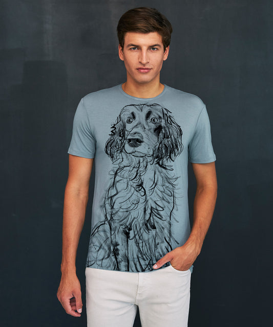 German Spaniel Men's Storm Cloud T-Shirt