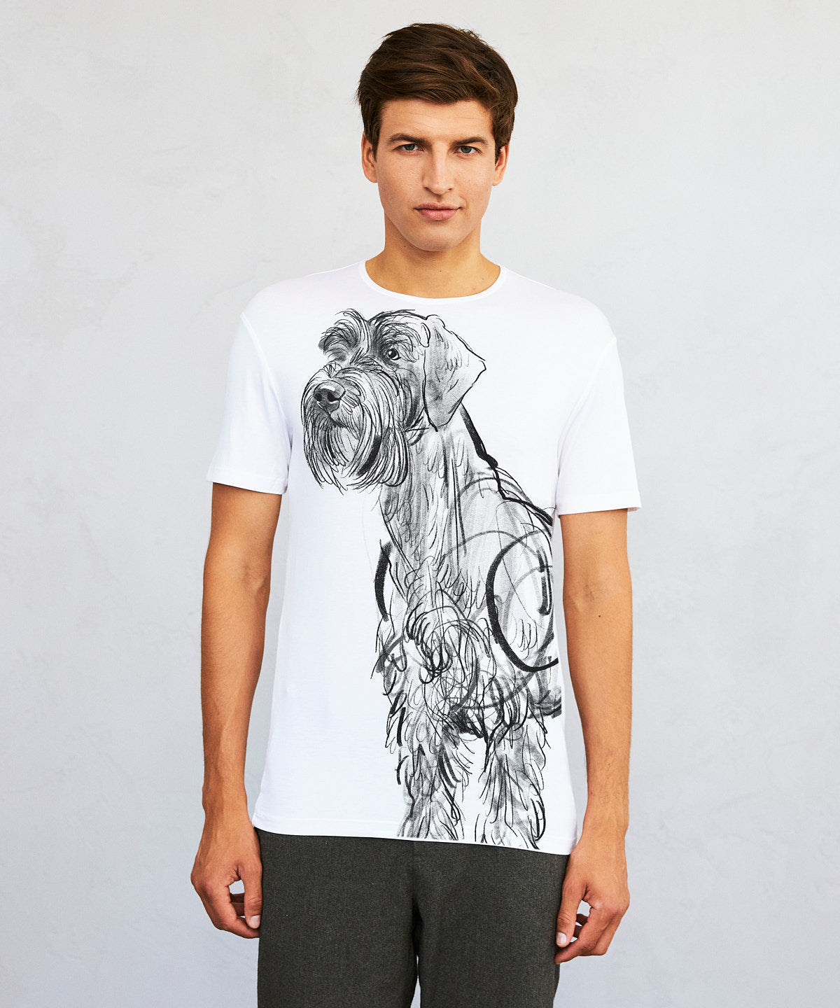 Giant Schnauzer Men's White T-Shirt