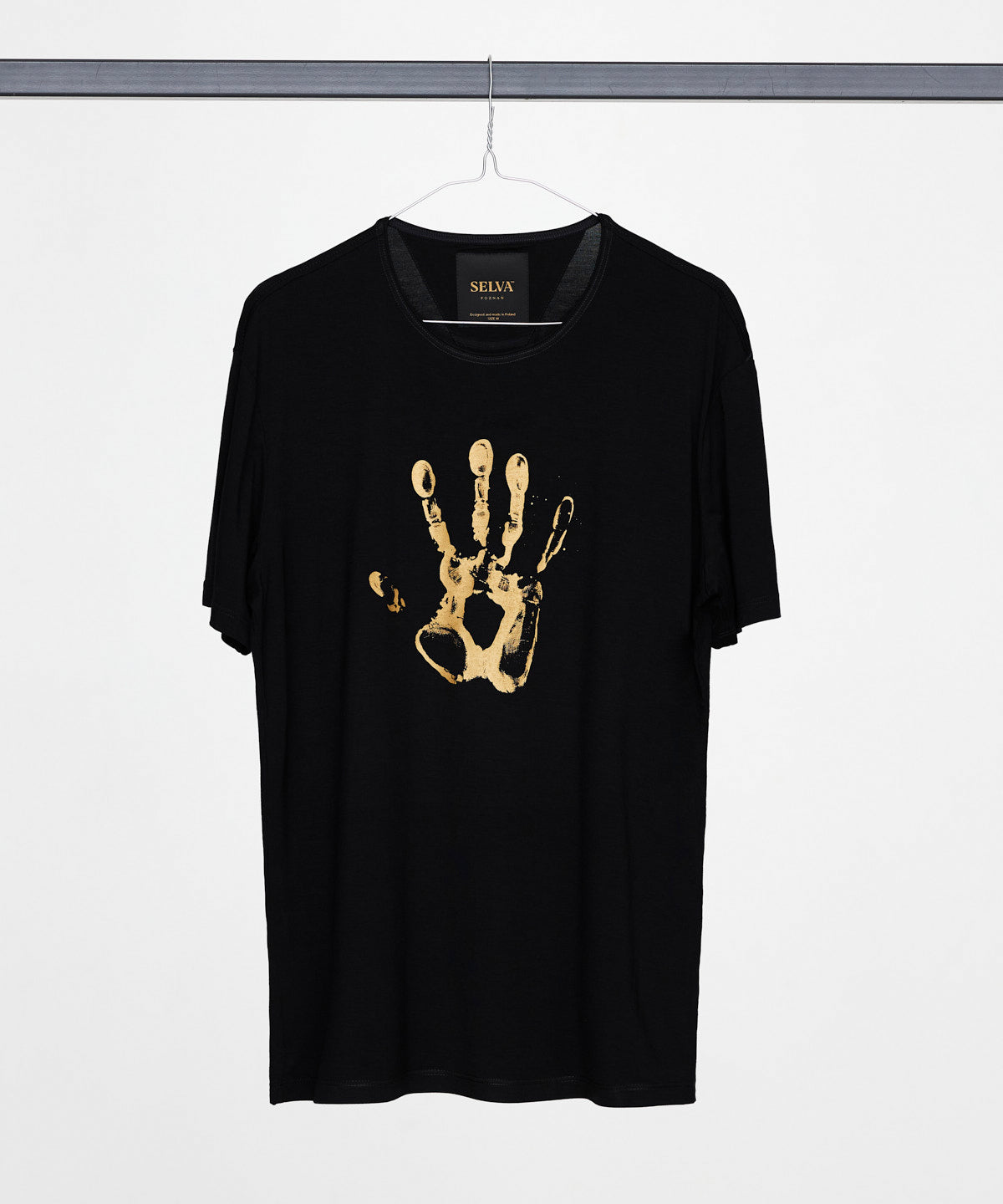Gold Mursi Handprint Man