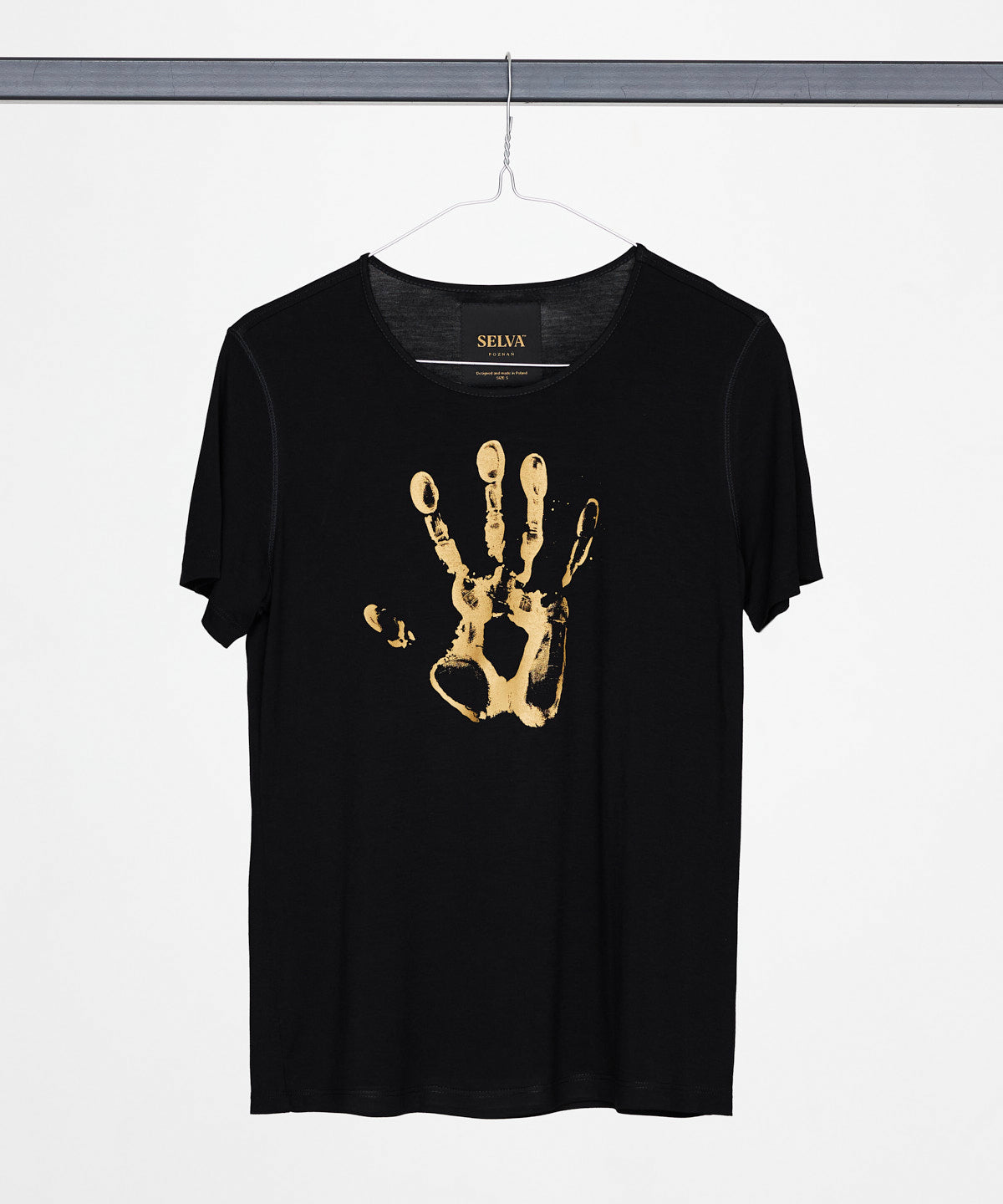 Gold Mursi Handprint Woman