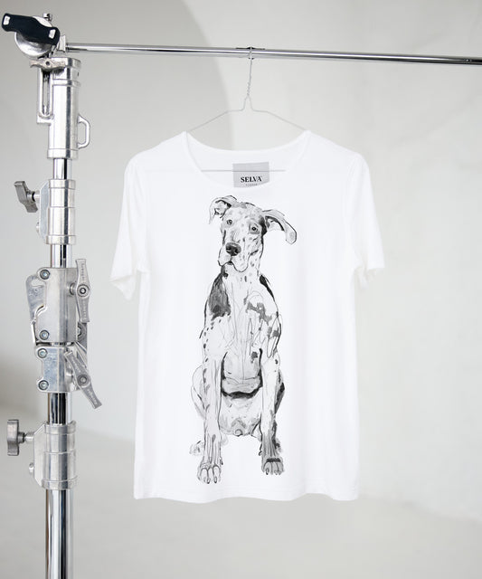 Great Dane No. 2 Women's White T-Shirt