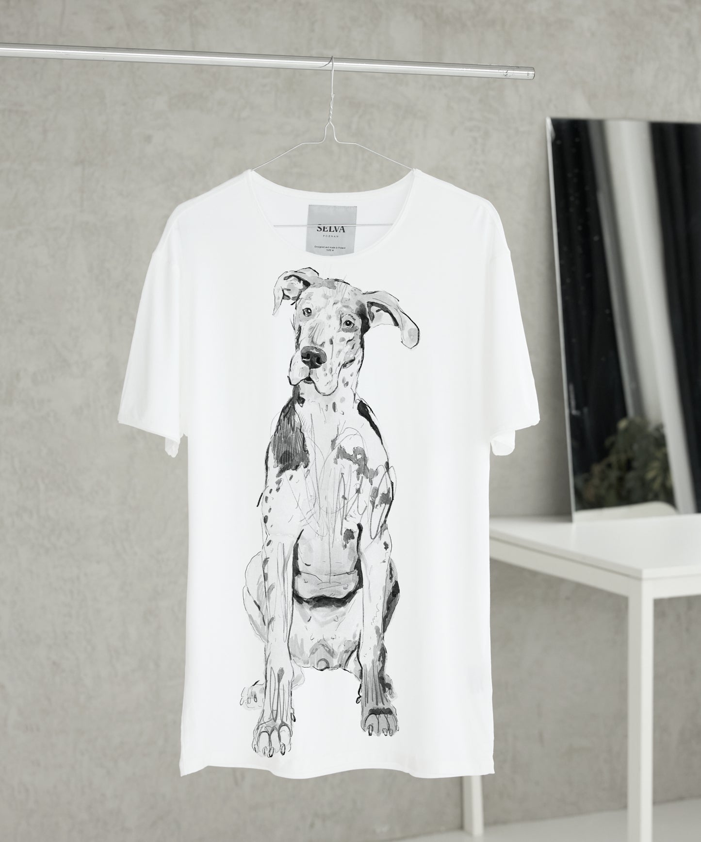 Great Dane No. 2 Men's White T-Shirt