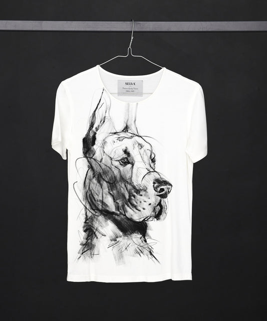 Great Dane No. 3 Women's White T-Shirt