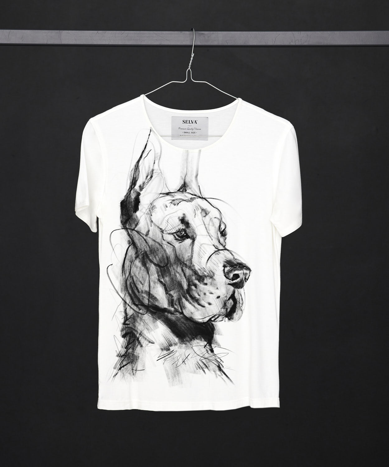 Great Dane No. 3 Women's White T-Shirt