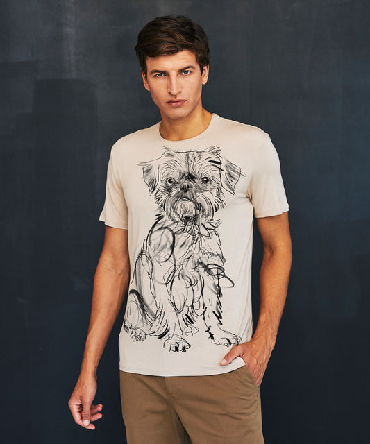 Brussels Griffon Men's Hummus T-Shirt