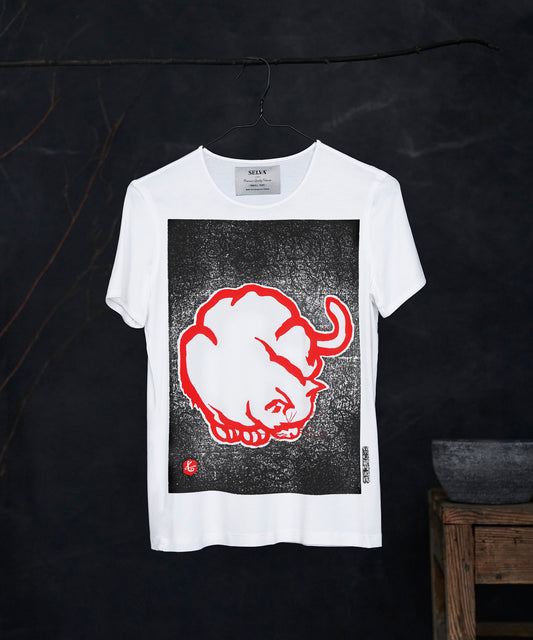 Hasegawa Sadanobu IV - Red Cat T-shirt