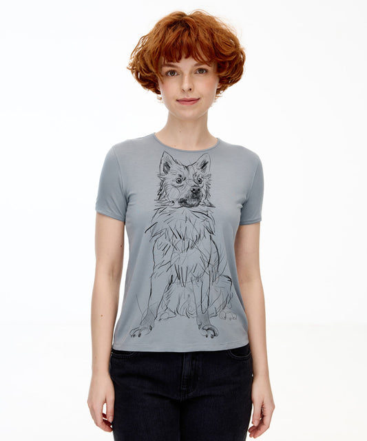 Icelandic Sheepdog Women's Storm Cloud T-Shirt