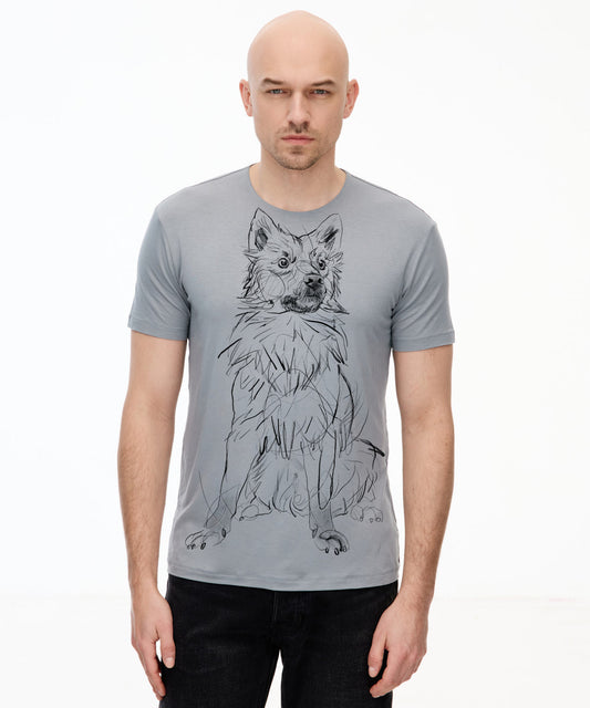 Icelandic Sheepdog Men's Storm Cloud T-Shirt