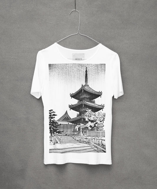 Ito Nisaburo no.2 white "The Pagoda of Kiyomizu Temple in Kyoto"