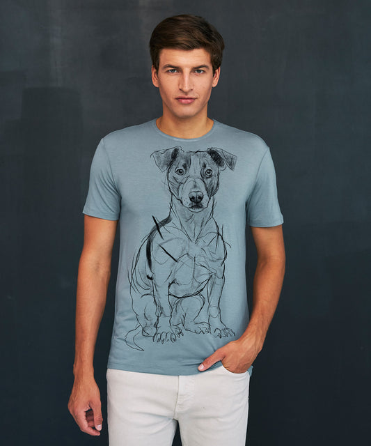 Jack Russell Terrier No. 1 Men's Storm Cloud T-Shirt